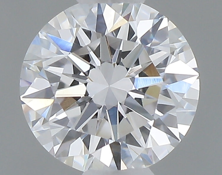0.54 Carat Round Shaped, Ideal Cut, D Color, VVS2 Clarity, IGI Certified Lab Grown Diamond