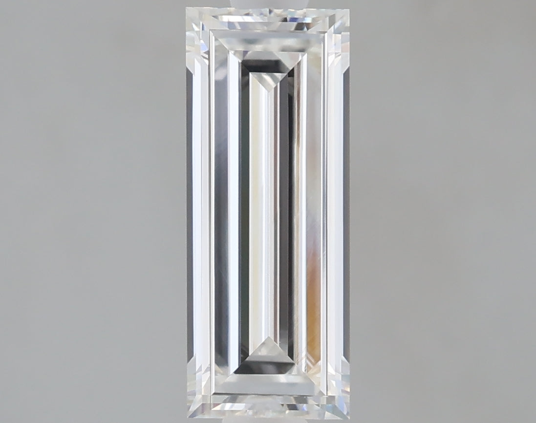 1.10 Carat Baguette Shaped, Very Good Cut, F Color, VVS2 Clarity, IGI Certified Lab Grown Diamond