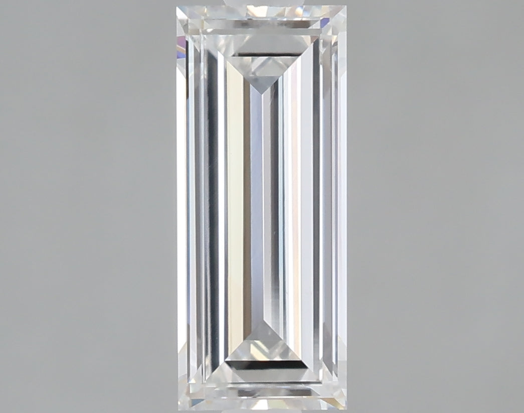 1.10 Carat Baguette Shaped, Very Good Cut, E Color, VVS2 Clarity, IGI Certified Lab Grown Diamond