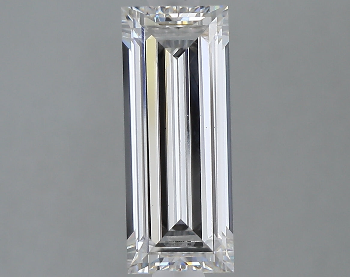 1.42 Carat Baguette Shaped, Very Good Cut, F Color, VS1 Clarity, IGI Certified Lab Grown Diamond