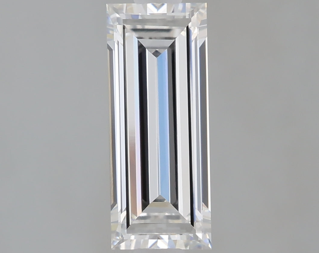 1.08 Carat Baguette Shaped, Very Good Cut, E Color, VVS2 Clarity, IGI Certified Lab Grown Diamond