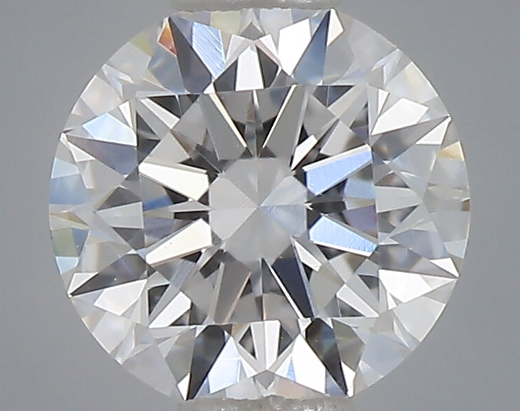 0.55 Carat Round Shaped, Excellent Cut, D Color, VVS2 Clarity, IGI Certified Lab Grown Diamond