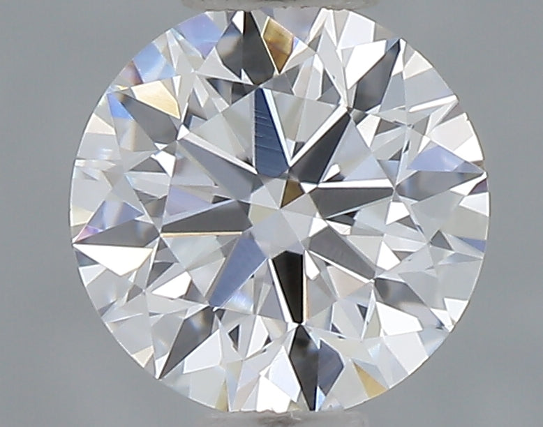 0.55 Carat Round Shaped, Excellent Cut, D Color, VVS2 Clarity, IGI Certified Lab Grown Diamond
