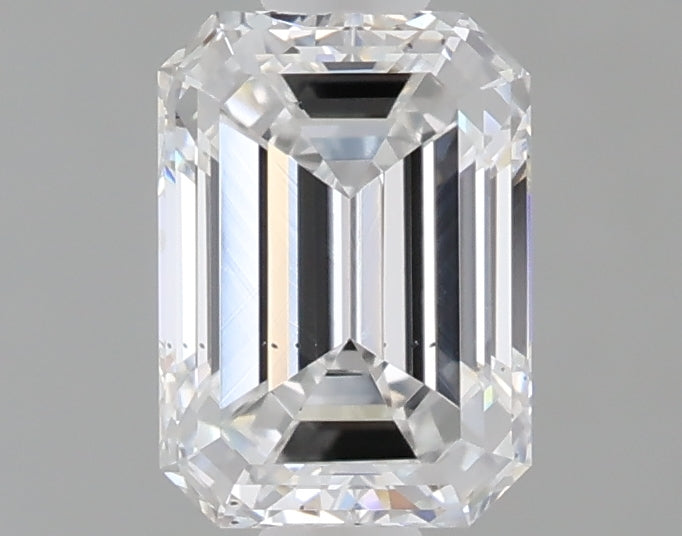 1.01 Carat Emerald Shaped, Ideal Cut, D Color, SI1 Clarity, IGI Certified Lab Grown Diamond