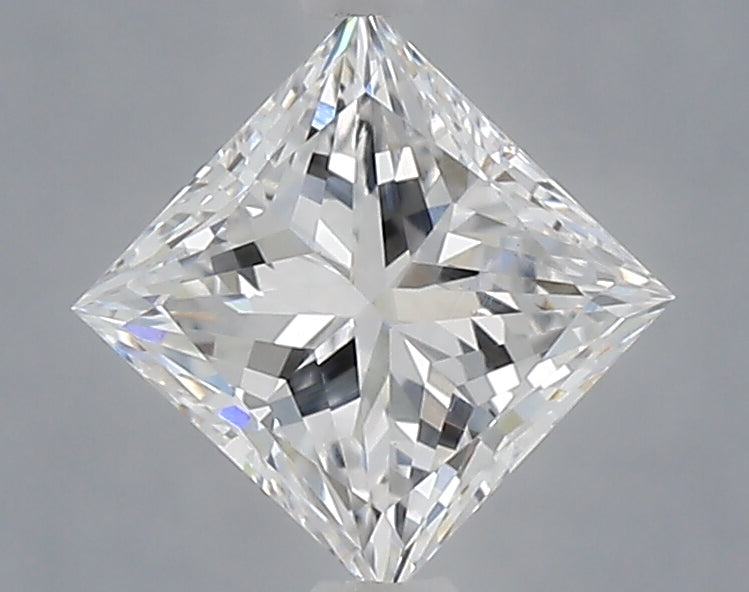 1.06 Carat Princess Shaped, Very Good Cut, D Color, VVS2 Clarity, IGI Certified Lab Grown Diamond