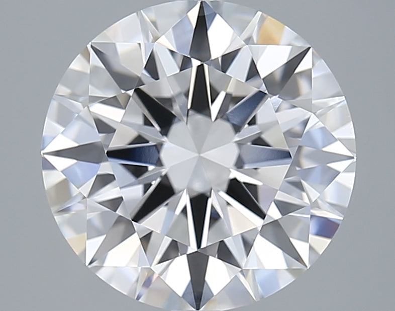 4.06 Carat Round Shaped, Excellent Cut, D Color, VVS2 Clarity, IGI Certified Lab Grown Diamond