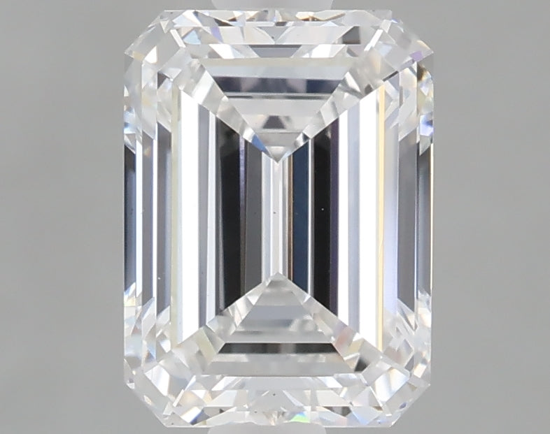 1.52 Carat Emerald Shaped, Ideal Cut, E Color, VS2 Clarity, IGI Certified Lab Grown Diamond
