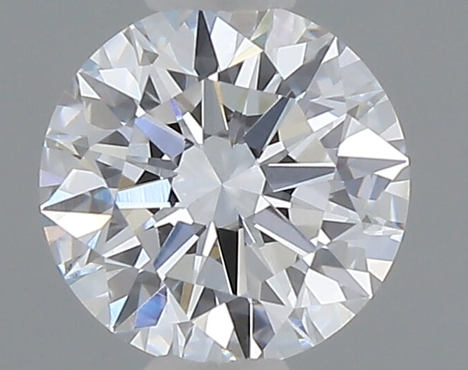 0.55 Carat Round Shaped, Ideal Cut, D Color, VVS2 Clarity, IGI Certified Lab Grown Diamond