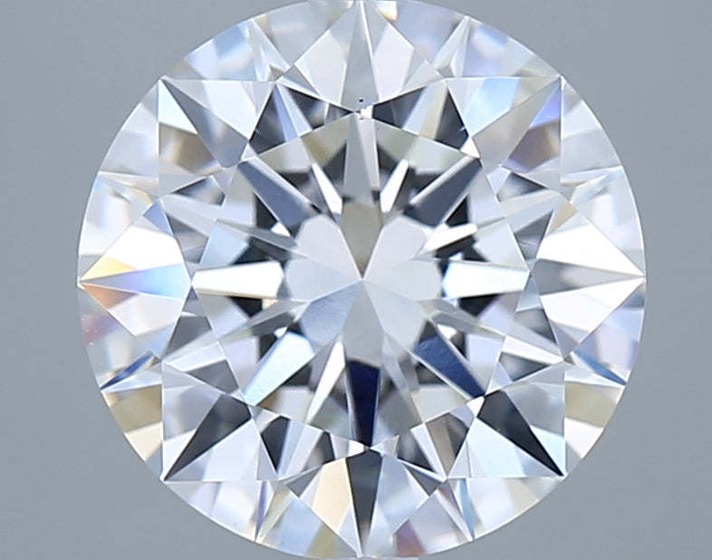 4.10 Carat Round Shaped, Excellent Cut, D Color, VS1 Clarity, IGI Certified Lab Grown Diamond
