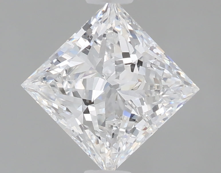 1.06 Carat Princess Shaped, Excellent Cut, D Color, VVS2 Clarity, IGI Certified Lab Grown Diamond