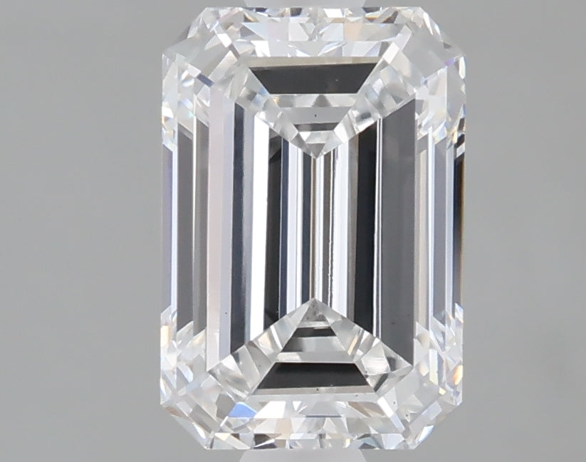 1.59 Carat Emerald Shaped, Excellent Cut, D Color, VS1 Clarity, IGI Certified Lab Grown Diamond