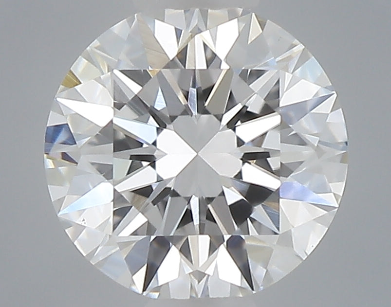 0.55 Carat Round Shaped, Very Good Cut, D Color, VVS2 Clarity, IGI Certified Lab Grown Diamond