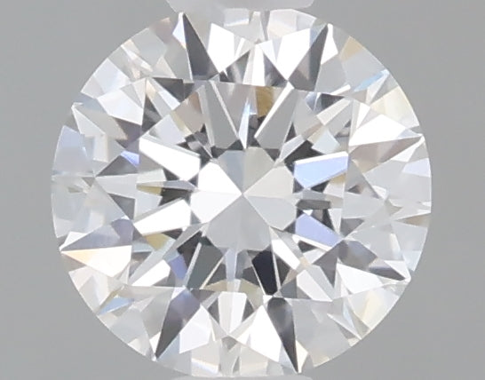 0.55 Carat Round Shaped, Excellent Cut, D Color, VVS2 Clarity, IGI Certified Lab Grown Diamond