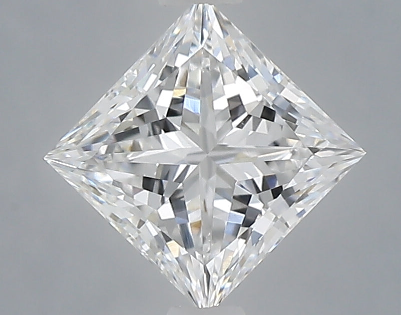 1.10 Carat Princess Shaped, Ideal Cut, D Color, VVS2 Clarity, IGI Certified Lab Grown Diamond