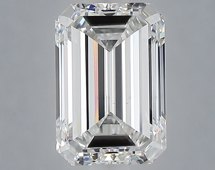 1.59 Carat Emerald Shaped, Very Good Cut, D Color, VS1 Clarity, IGI Certified Lab Grown Diamond