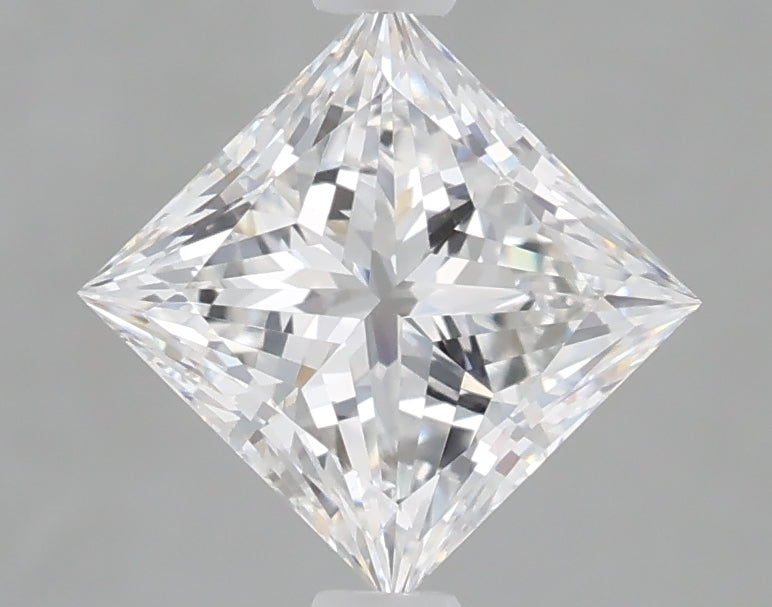 1.60 Carat Princess Shaped, Ideal Cut, D Color, VS1 Clarity, IGI Certified Lab Grown Diamond