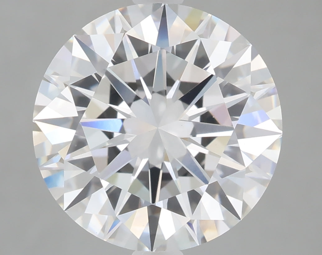 4.10 Carat Round Shaped, Excellent Cut, E Color, VS1 Clarity, IGI Certified Lab Grown Diamond