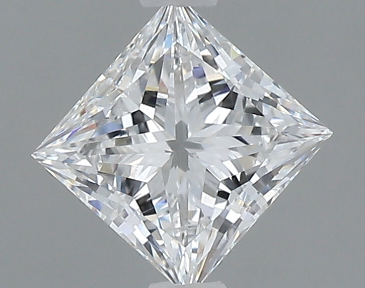 1.10 Carat Princess Shaped, Ideal Cut, D Color, VVS2 Clarity, IGI Certified Lab Grown Diamond