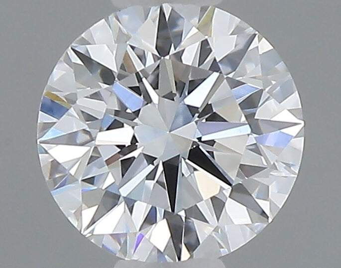 0.55 Carat Round Shaped, Ideal Cut, D Color, VVS2 Clarity, IGI Certified Lab Grown Diamond