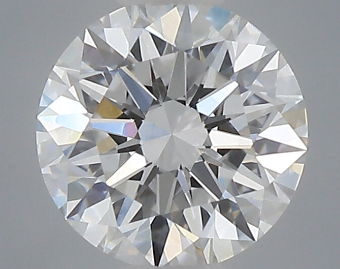 0.55 Carat Round Shaped, Excellent Cut, D Color, VVS2 Clarity, IGI Certified Lab Grown Diamond