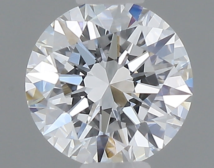 0.54 Carat Round Shaped, Excellent Cut, D Color, VVS2 Clarity, IGI Certified Lab Grown Diamond
