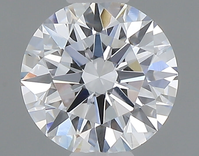 0.55 Carat Round Shaped, Ideal Cut, D Color, VVS2 Clarity, IGI Certified Lab Grown Diamond