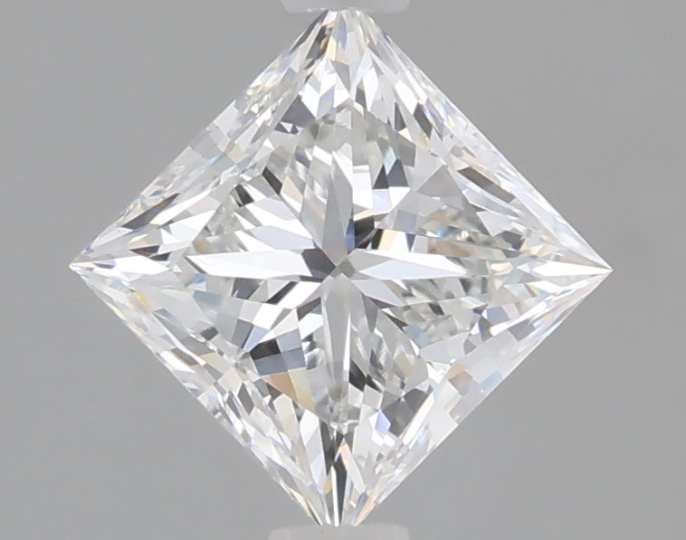 1.60 Carat Princess Shaped, Ideal Cut, D Color, VS1 Clarity, IGI Certified Lab Grown Diamond