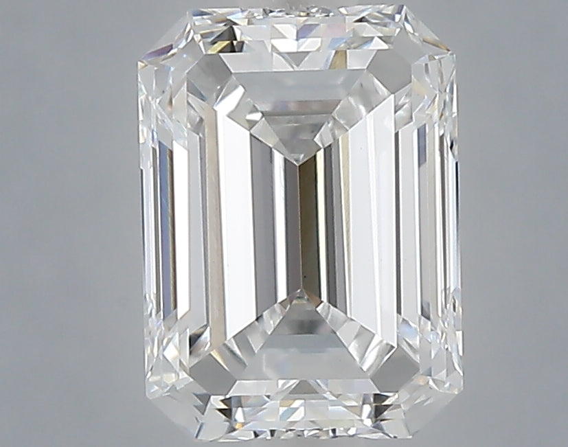 1.52 Carat Emerald Shaped, Excellent Cut, D Color, VS1 Clarity, IGI Certified Lab Grown Diamond