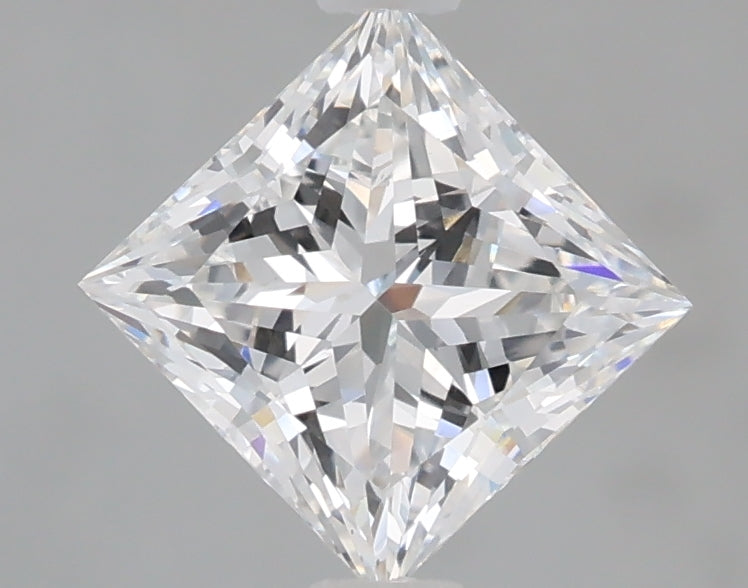 1.58 Carat Princess Shaped, Ideal Cut, D Color, VS1 Clarity, IGI Certified Lab Grown Diamond