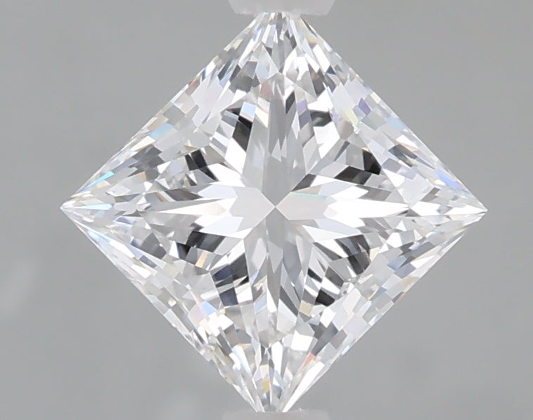 1.60 Carat Princess Shaped, Ideal Cut, D Color, VVS2 Clarity, IGI Certified Lab Grown Diamond