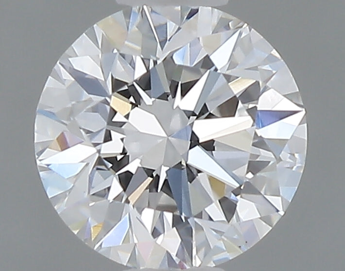 0.54 Carat Round Shaped, Excellent Cut, D Color, VVS2 Clarity, IGI Certified Lab Grown Diamond