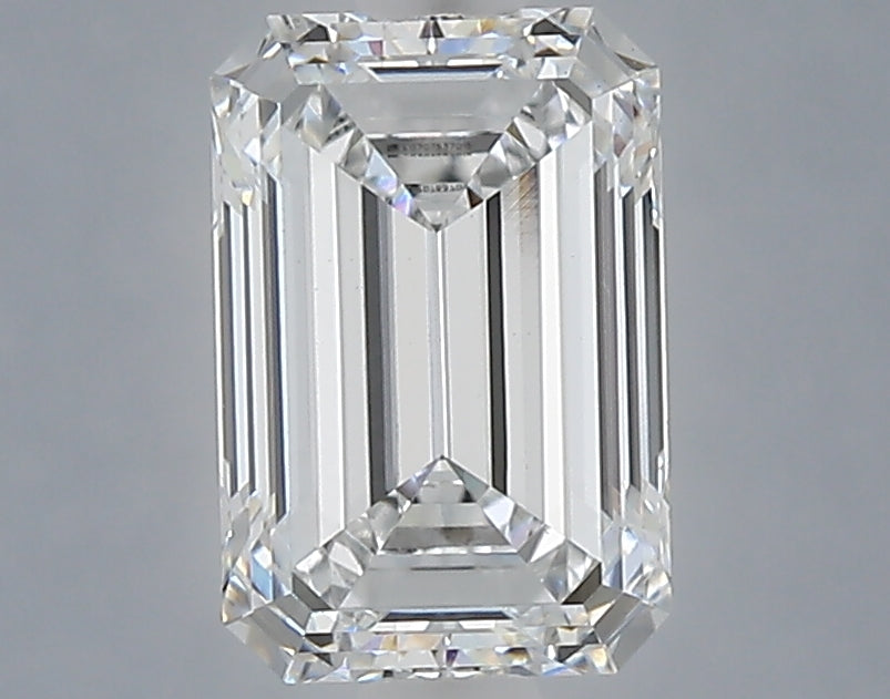 1.56 Carat Emerald Shaped, Excellent Cut, D Color, VS1 Clarity, IGI Certified Lab Grown Diamond