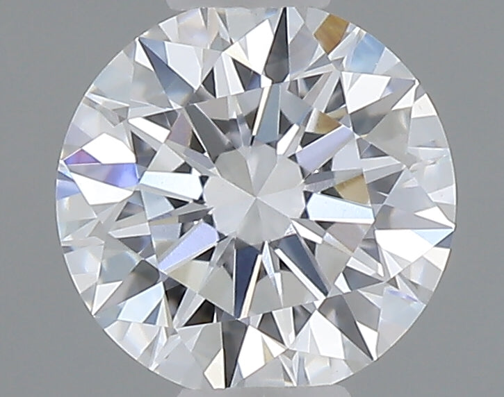0.55 Carat Round Shaped, Ideal Cut, D Color, VVS2 Clarity, IGI Certified Lab Grown Diamond