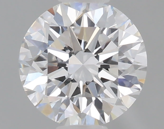 0.55 Carat Round Shaped, Excellent Cut, D Color, VVS2 Clarity, IGI Certified Lab Grown Diamond