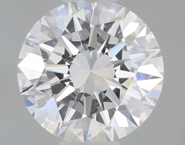 0.55 Carat Round Shaped, Excellent Cut, D Color, VVS2 Clarity, IGI Certified Lab Grown Diamond