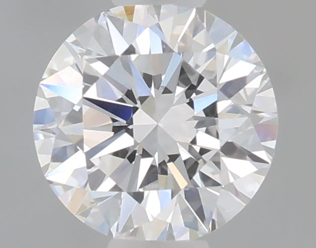 0.54 Carat Round Shaped, Ideal Cut, D Color, VVS2 Clarity, IGI Certified Lab Grown Diamond