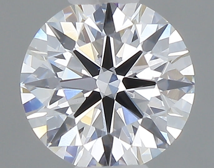 0.49 Carat Round Shaped, Ideal Cut, D Color, VVS2 Clarity, IGI Certified Lab Grown Diamond