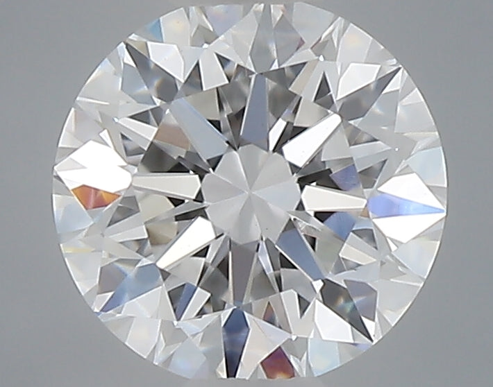 0.55 Carat Round Shaped, Excellent Cut, D Color, VVS2 Clarity, IGI Certified Lab Grown Diamond