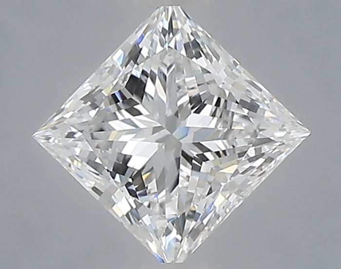 1.10 Carat Princess Shaped, Excellent Cut, D Color, VVS2 Clarity, IGI Certified Lab Grown Diamond
