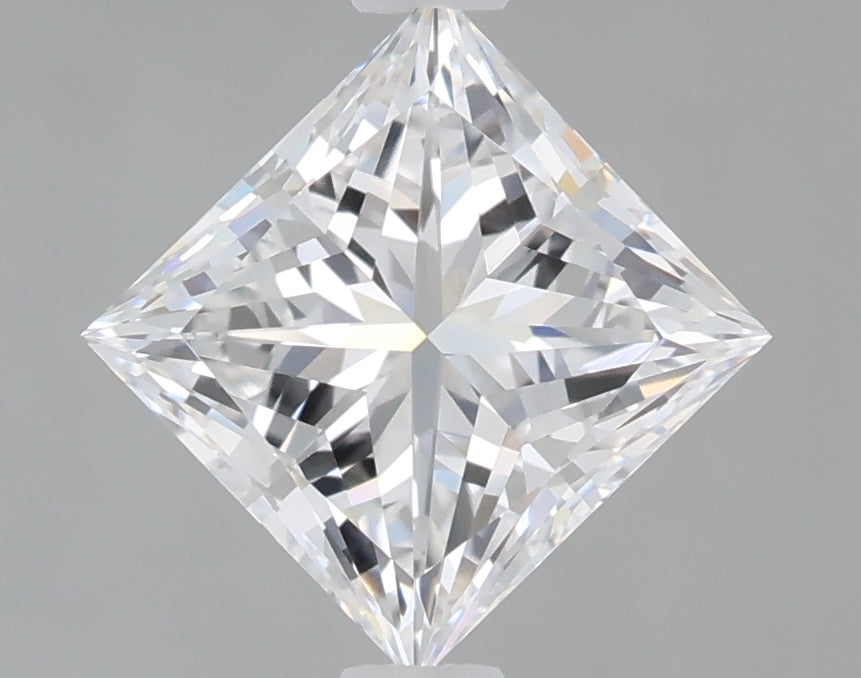 1.57 Carat Princess Shaped, Very Good Cut, D Color, VS1 Clarity, IGI Certified Lab Grown Diamond