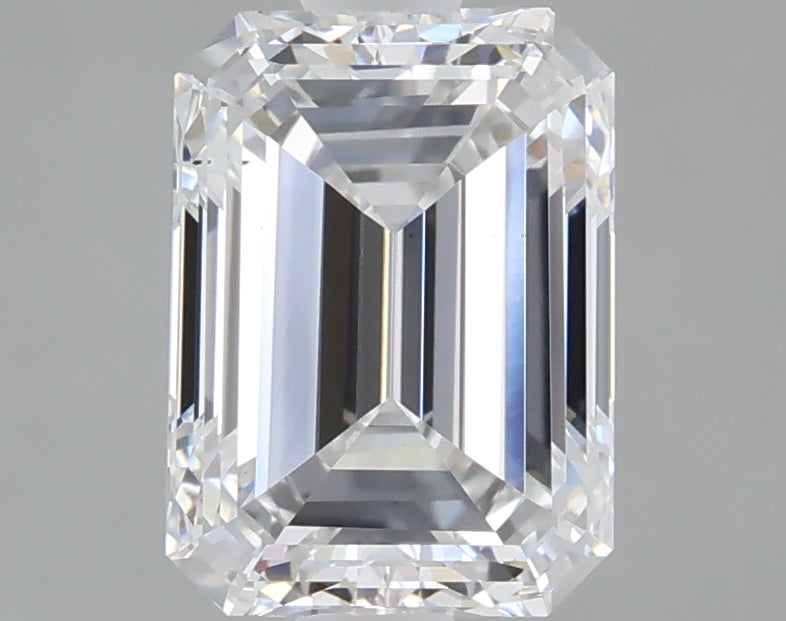 1.60 Carat Emerald Shaped, Excellent Cut, D Color, VS1 Clarity, IGI Certified Lab Grown Diamond