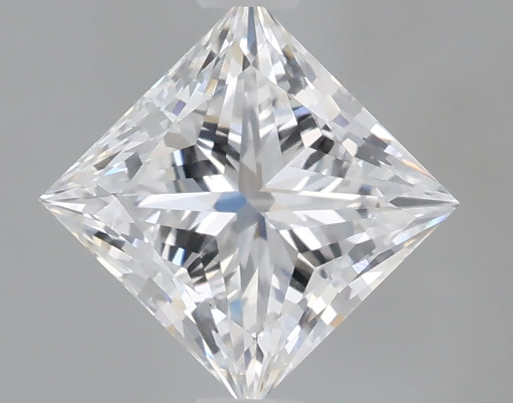 1.10 Carat Princess Shaped, Ideal Cut, D Color, VVS2 Clarity, IGI Certified Lab Grown Diamond
