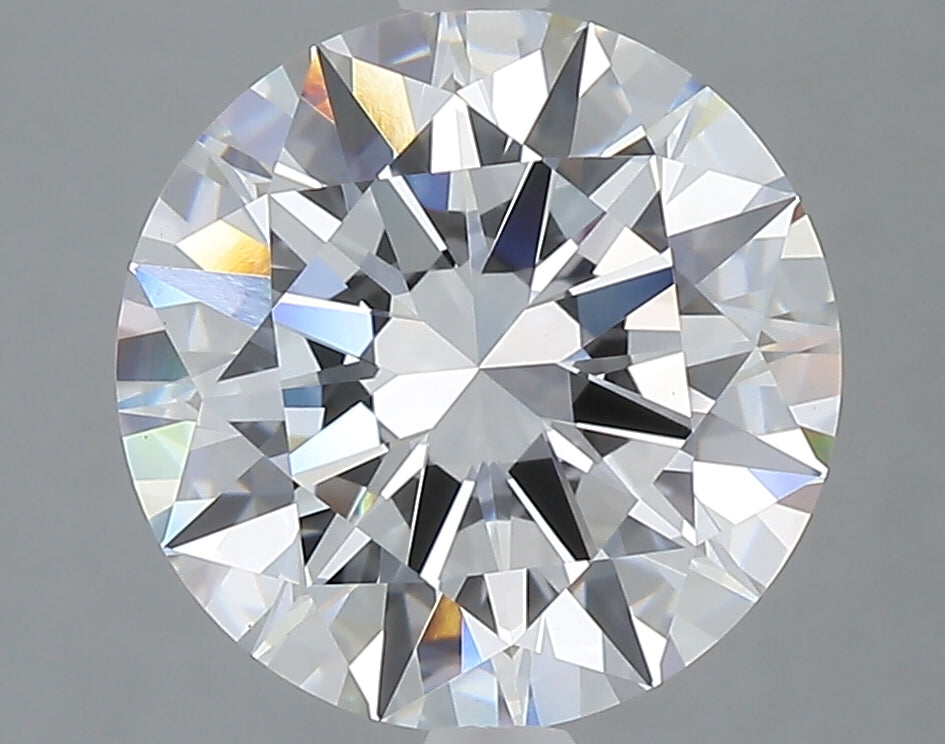 4.10 Carat Round Shaped, Excellent Cut, E Color, VS1 Clarity, IGI Certified Lab Grown Diamond