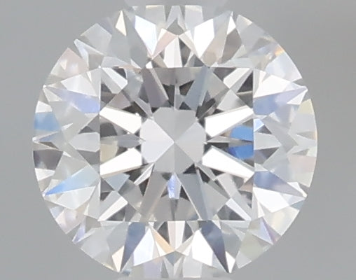 0.55 Carat Round Shaped, Excellent Cut, D Color, VVS2 Clarity, IGI Certified Lab Grown Diamond