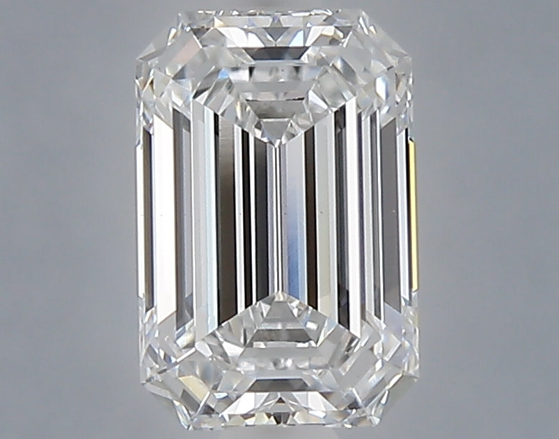 1.10 Carat Emerald Shaped, Ideal Cut, D Color, VS1 Clarity, IGI Certified Lab Grown Diamond