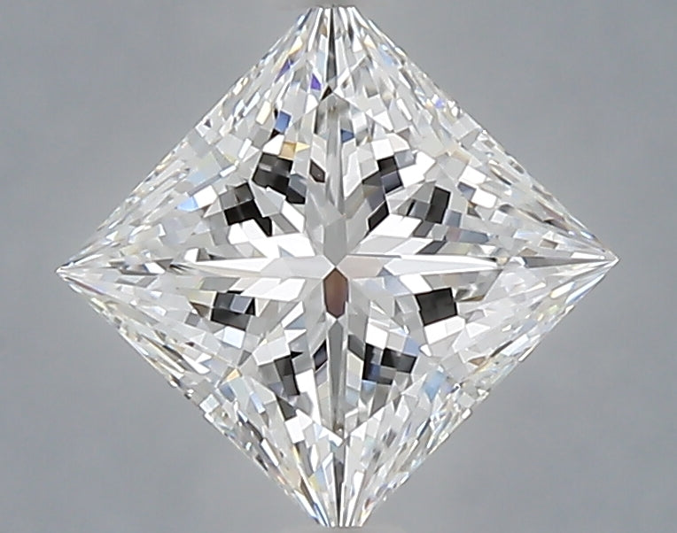 1.60 Carat Princess Shaped, Ideal Cut, D Color, VS1 Clarity, IGI Certified Lab Grown Diamond