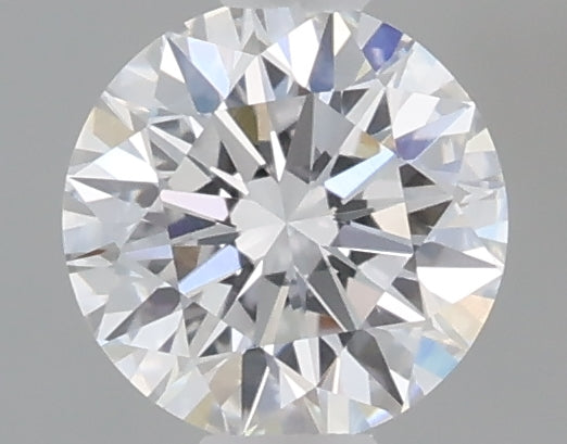 0.55 Carat Round Shaped, Ideal Cut, D Color, VVS2 Clarity, IGI Certified Lab Grown Diamond