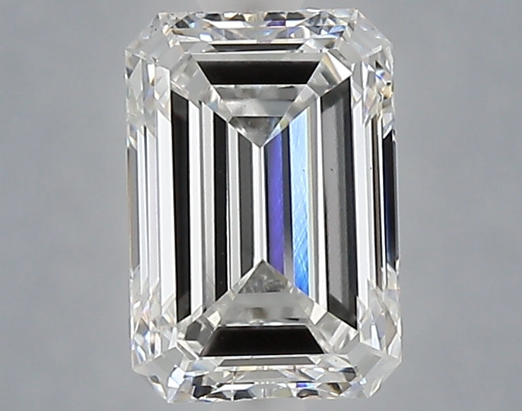 1.36 Carat Emerald Shaped, Ideal Cut, E Color, VS1 Clarity, IGI Certified Lab Grown Diamond