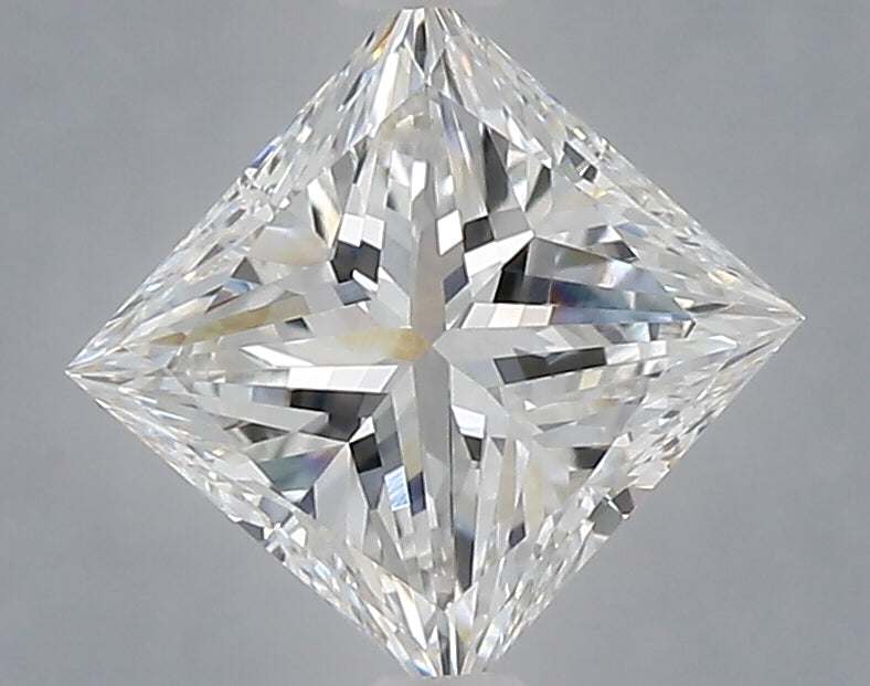 1.42 Carat Princess Shaped, Very Good Cut, E Color, VVS1 Clarity, IGI Certified Lab Grown Diamond