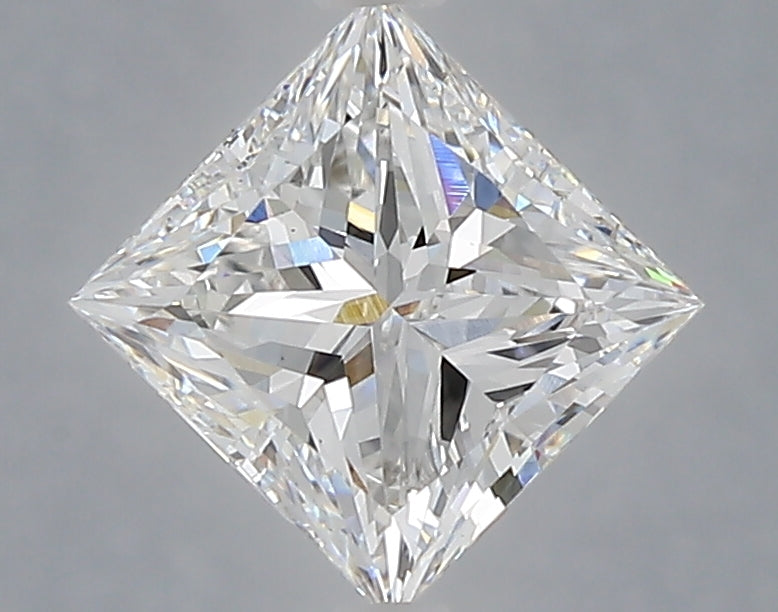 1.59 Carat Princess Shaped, Ideal Cut, E Color, VS1 Clarity, IGI Certified Lab Grown Diamond